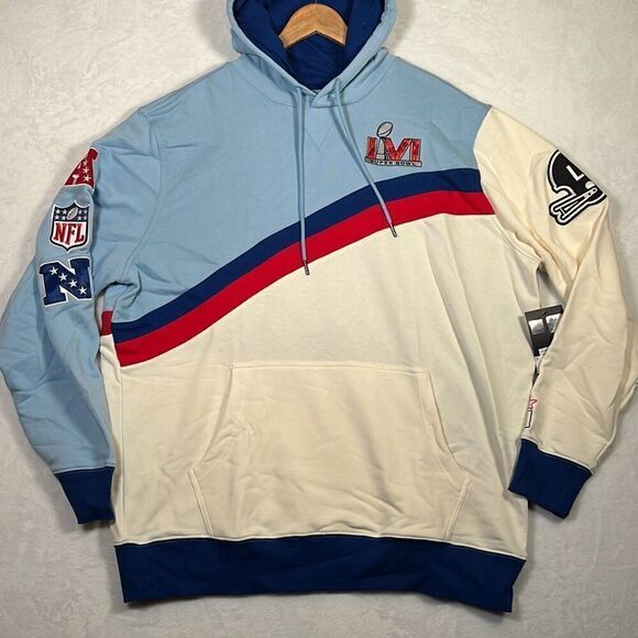 Starter x MSX Super Bowl LVI by Michael Strahan‎ Pullover Hoodie NWT - Men 2XL - Picture 2 of 8